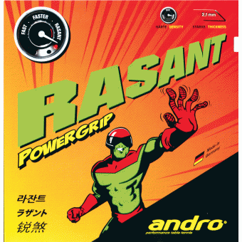 Andro Rasant Powergrip Table Tennis Rubber - Rubbers from Tees Sport UK