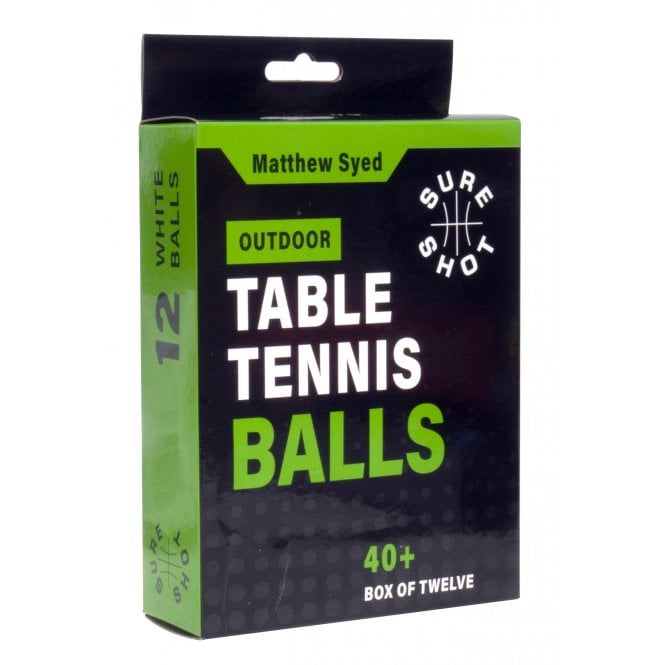 Sure Shot Matthew Syed Outdoor Table Tennis Balls