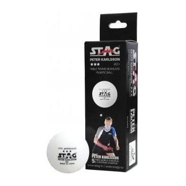 Karlsson Stag Peter Karlsson Premium 40* 3* Table Tennis Ball - Box of 3