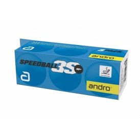 Andro Speedball 3S 40+ 3* Table Tennis Balls - Pack of 3