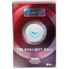 Friendship 729 S40+ WTT Youth 3* Table Tennis Ball - Box Of 6