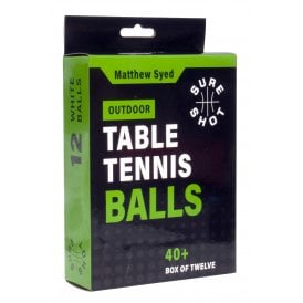 Sure Shot Matthew Syed Outdoor Table Tennis Balls