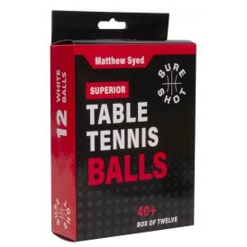 Sure Shot Matthew Syed Indoor Table Tennis Balls