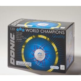 Donic P40+ 3* Table Tennis Balls (box of 120)